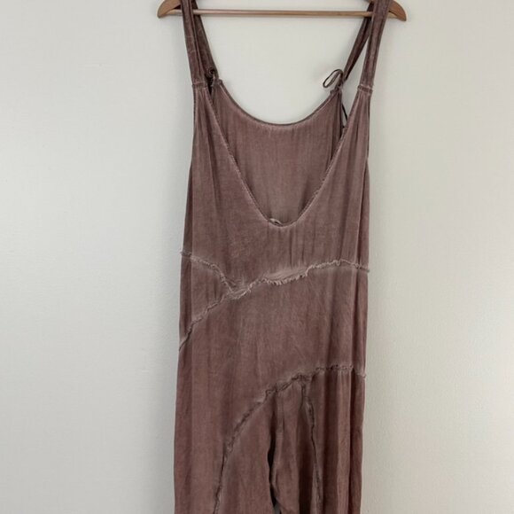Intimately Free People Act Natural Shapeless Harem Romper Jumpsuit Size Medium - Picture 5 of 7